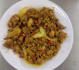 Thỏ xào sả ớt